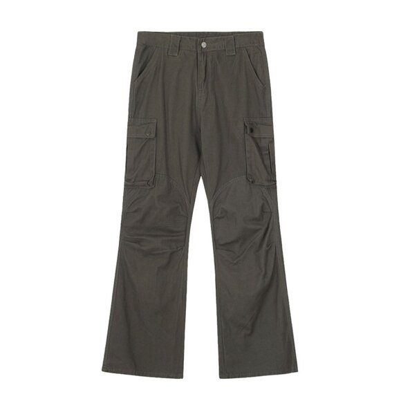 Green Mens Loose Ripstop Overalls